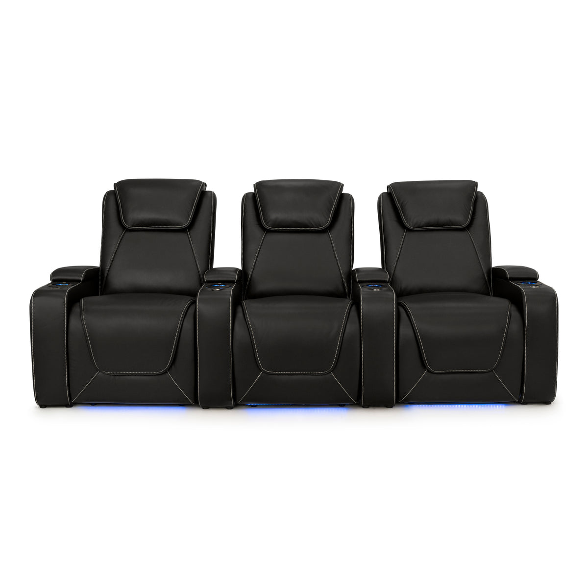 Paladin Italian Leather Heat & Massage Home Theater Seating
