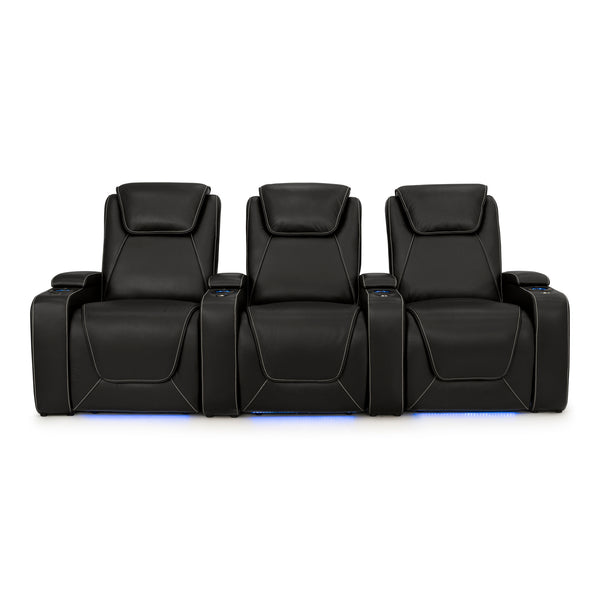Paladin Italian Leather Heat & Massage Home Theater Seating