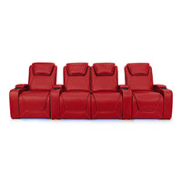 Paladin Italian Leather Heat & Massage Home Theater Seating