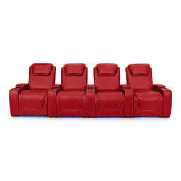 Paladin Italian Leather Heat & Massage Home Theater Seating