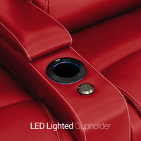 Paladin Italian Leather Heat & Massage Home Theater Seating