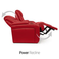 Paladin Italian Leather Heat & Massage Home Theater Seating