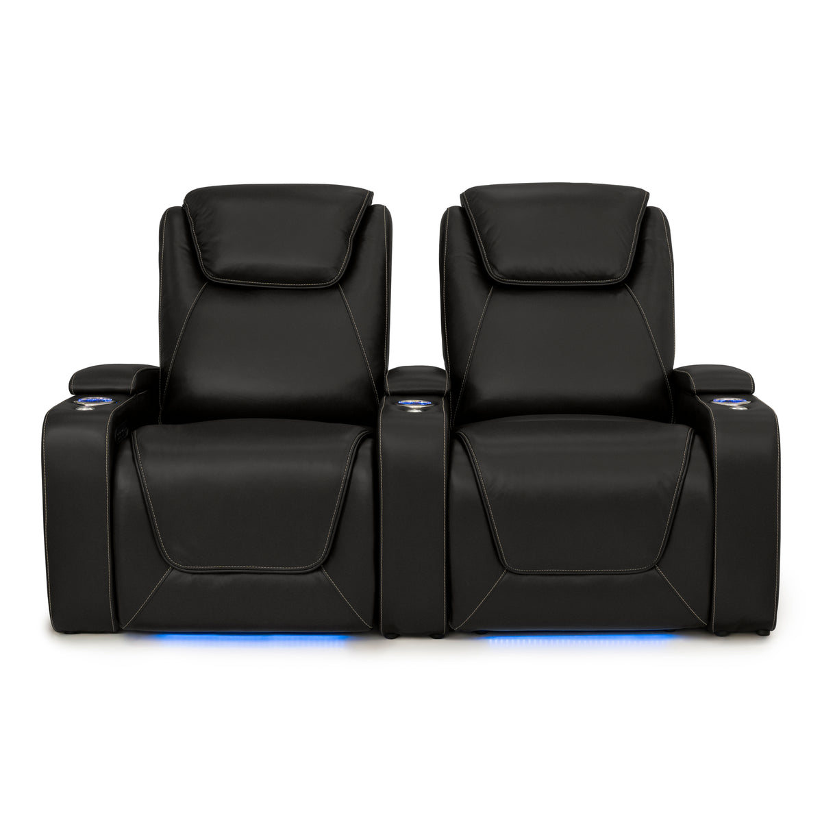 Pantheon Italian Leather Big & Tall Home Theater Seating