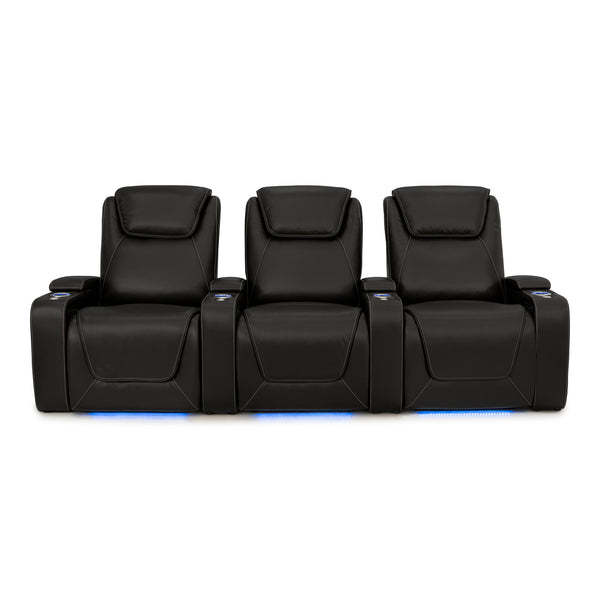 Pantheon Italian Leather Big & Tall Home Theater Seating