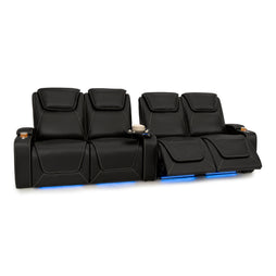 Pantheon Italian Leather Big & Tall Home Theater Seating