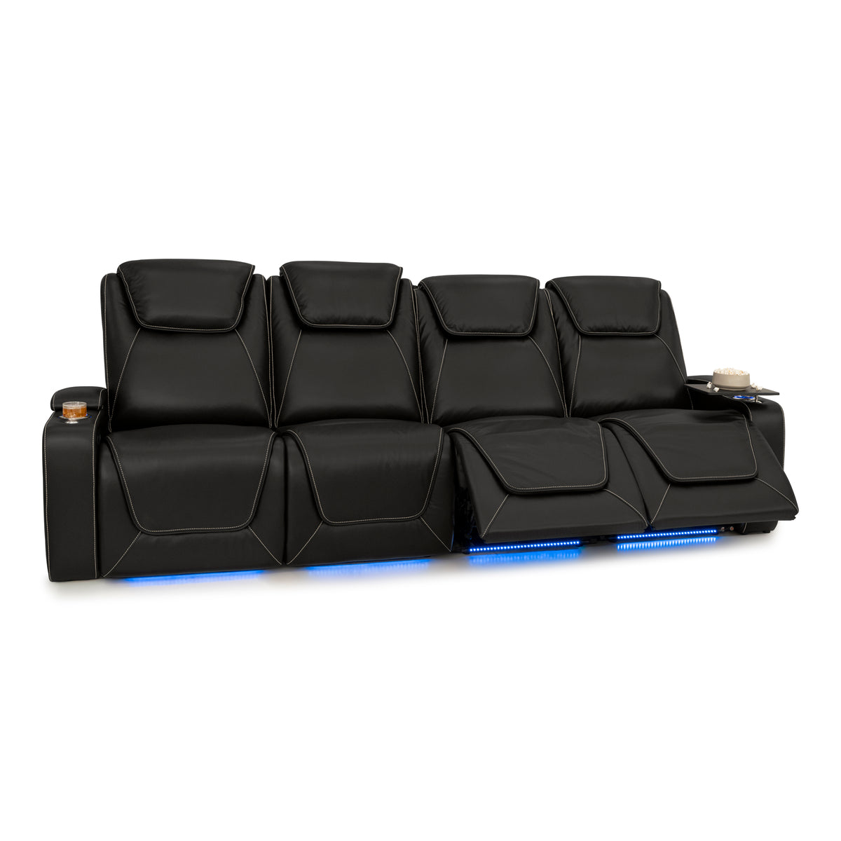 Pantheon Italian Leather Big & Tall Home Theater Seating