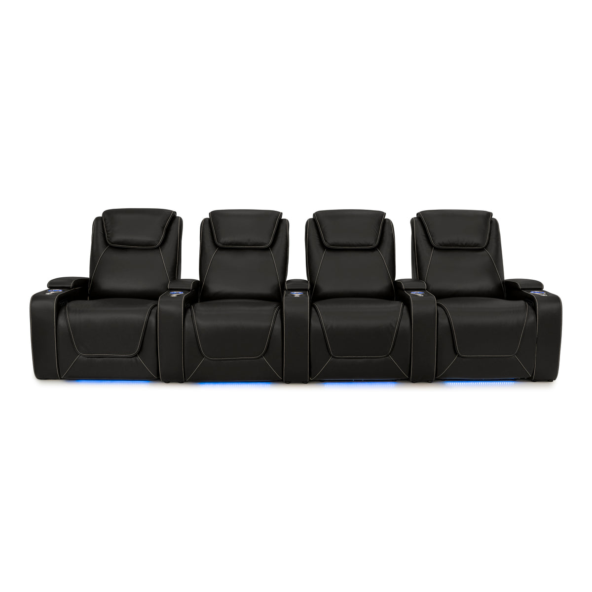 Pantheon Italian Leather Big & Tall Home Theater Seating