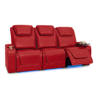 Pantheon Italian Leather Big & Tall Home Theater Seating