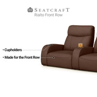 Rialto Italian Leather FRONTROW Theater Seating®