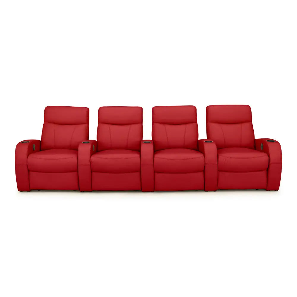 Rialto Italian Leather Home Theater Seating
