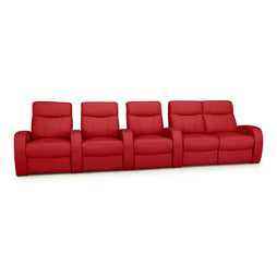 Rialto Italian Leather Home Theater Seating