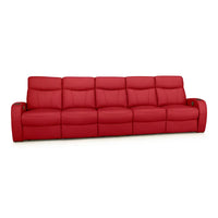 Rialto Italian Leather Home Theater Seating