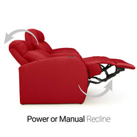 Rialto Italian Leather Home Theater Seating