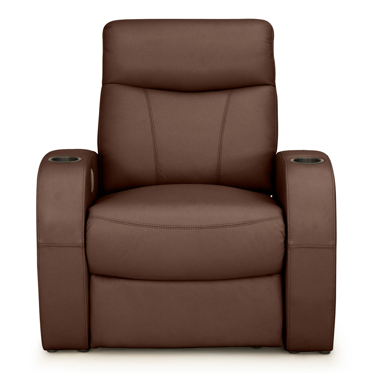 Rialto Italian Leather Home Theater Seating Single Recliner