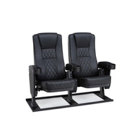 Seatcraft Madrigal Black Free-Standing Base Movie Theater Seats
