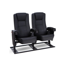 Seatcraft Zenith Movie Seats, Fabric, Black