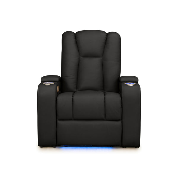 Serenity Italian Leather Home Theater Seating Single Recliner