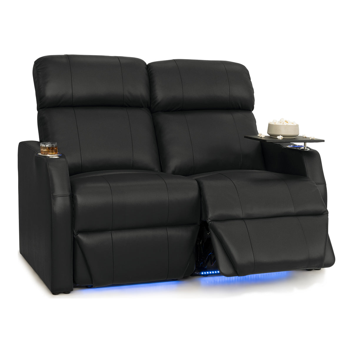 Sienna Italian Leather Spacesaver Home Theater Seating