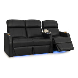 Sienna Italian Leather Spacesaver Home Theater Seating