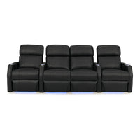 Sienna Italian Leather Spacesaver Home Theater Seating