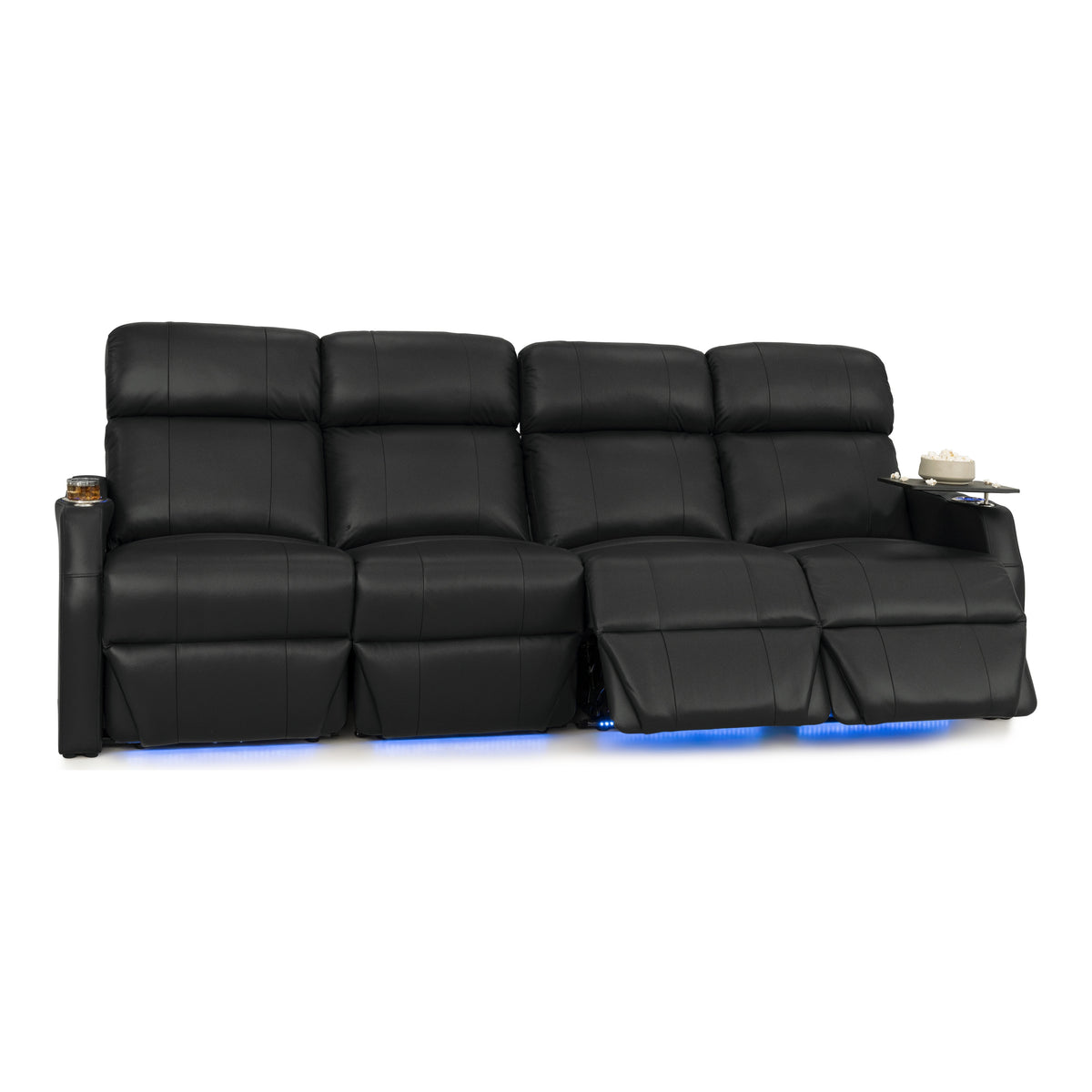 Sienna Italian Leather Spacesaver Home Theater Seating