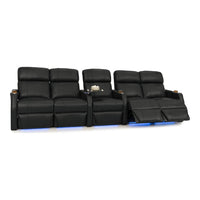 Sienna Italian Leather Spacesaver Home Theater Seating