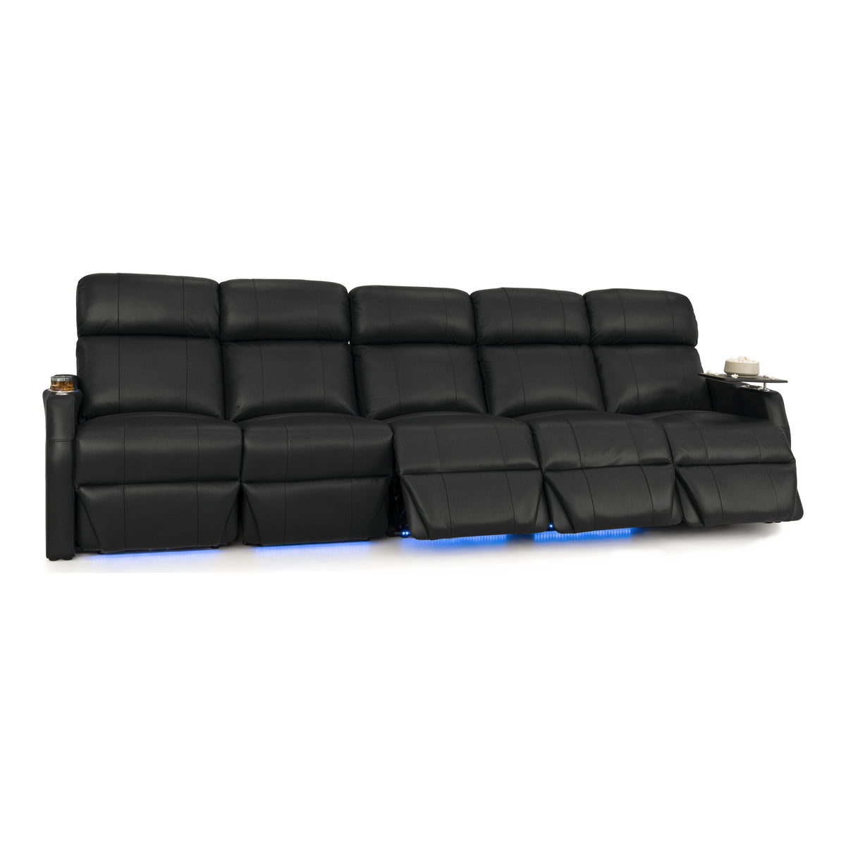 Sienna Italian Leather Spacesaver Home Theater Seating