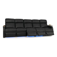 Sienna Italian Leather Spacesaver Home Theater Seating