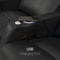 Sienna Italian Leather Spacesaver Home Theater Seating