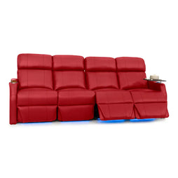 Sienna Italian Leather Spacesaver Home Theater Seating