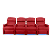Sienna Italian Leather Spacesaver Home Theater Seating