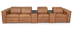 Row of 4 Left Loveseat 152.0"