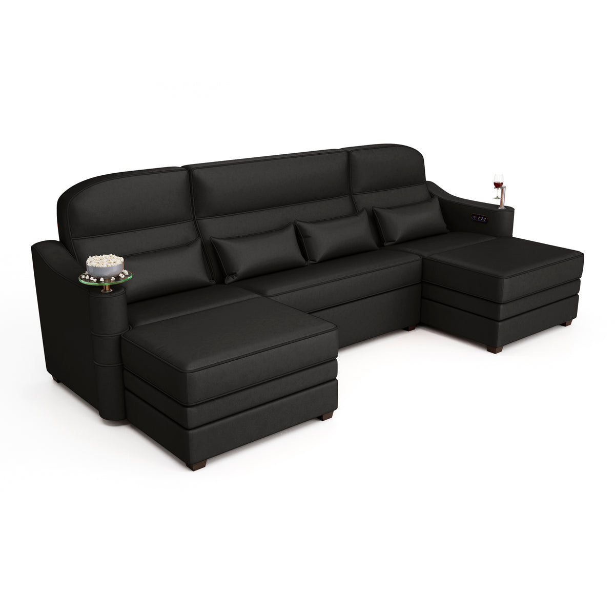 Symphony Home Theater Room Sectional And Chaise