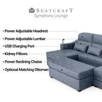Symphony Home Theater Room Sectional And Chaise