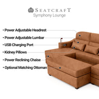 Symphony Home Theater Room Sectional And Chaise