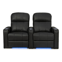 Venetian Italian Leather Home Theater Seating