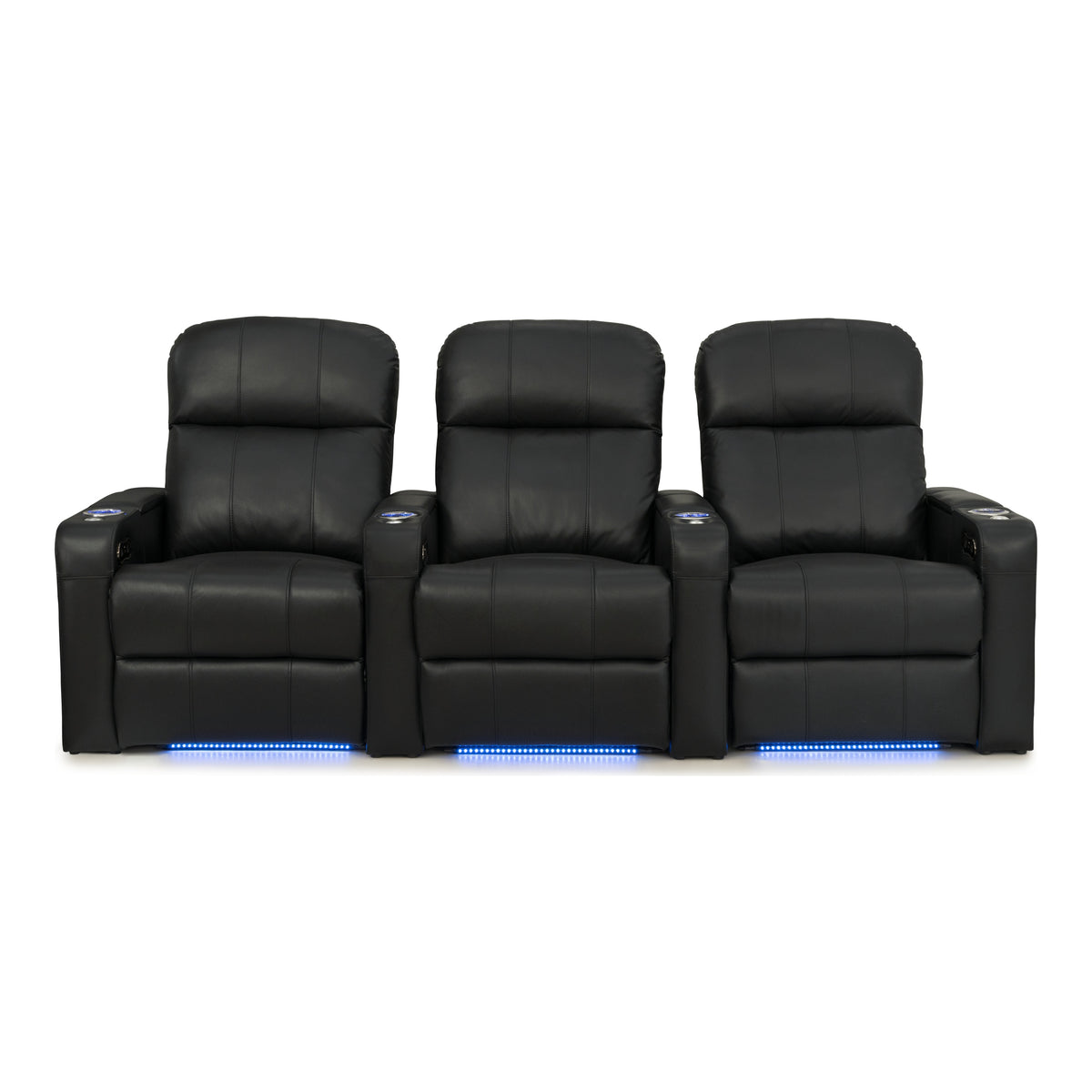 Venetian Italian Leather Home Theater Seating