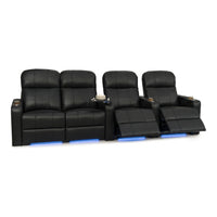Venetian Italian Leather Home Theater Seating