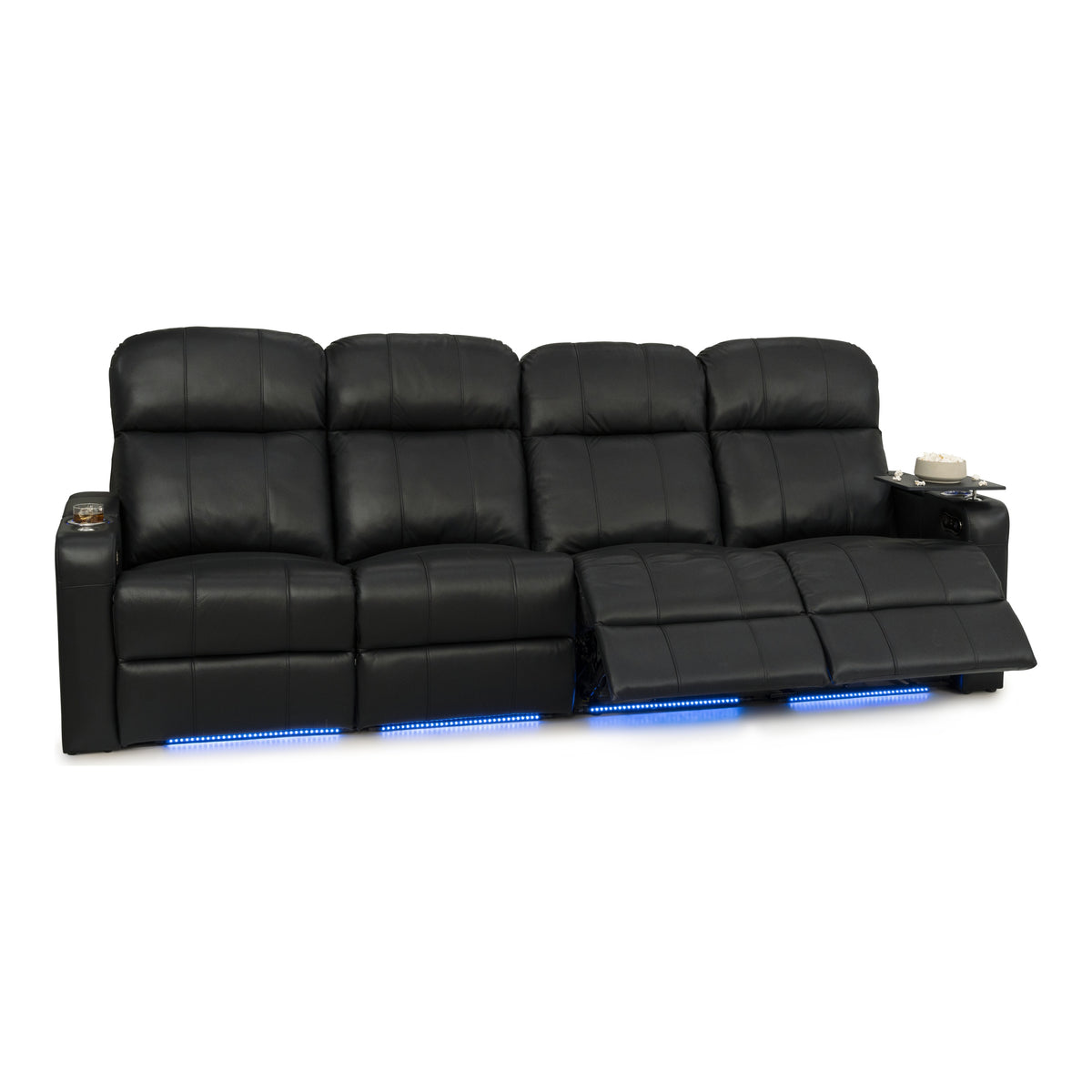 Venetian Italian Leather Home Theater Seating