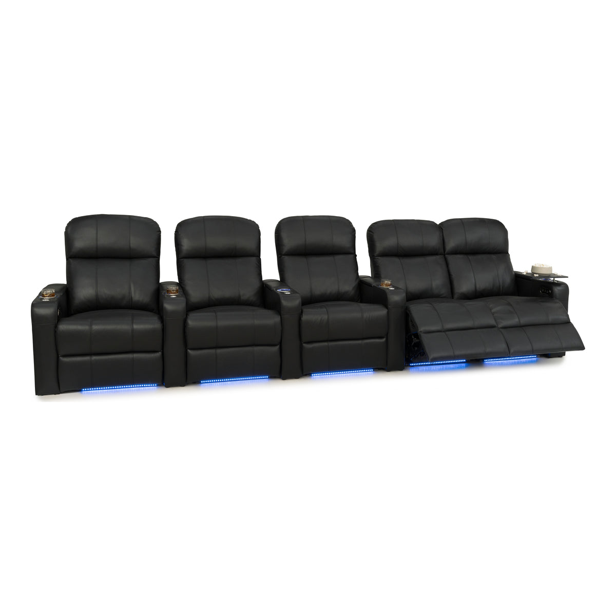Venetian Italian Leather Home Theater Seating