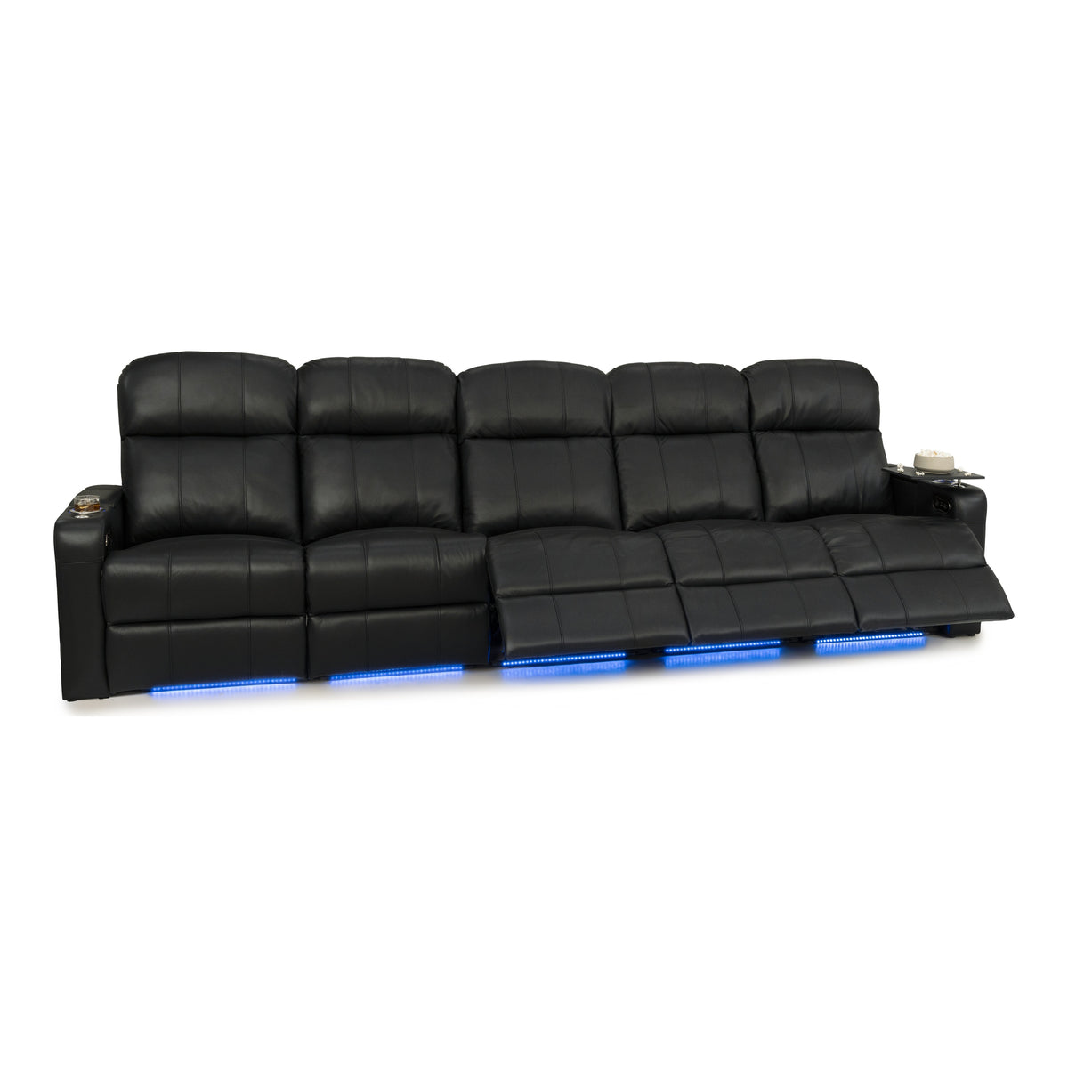 Venetian Italian Leather Home Theater Seating