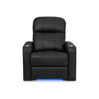 Venetian Italian Leather Home Theater Seating Single Recliner
