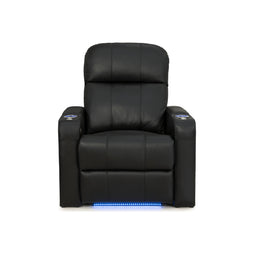 Venetian Italian Leather Home Theater Seating Single Recliner