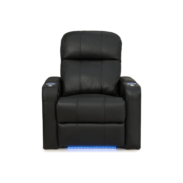 Venetian Italian Leather Home Theater Seating Single Recliner