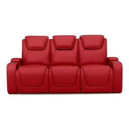 Seatcraft Vienna Sofa Italian Leather, Powered Headrest & Lumbar, Power Recline
