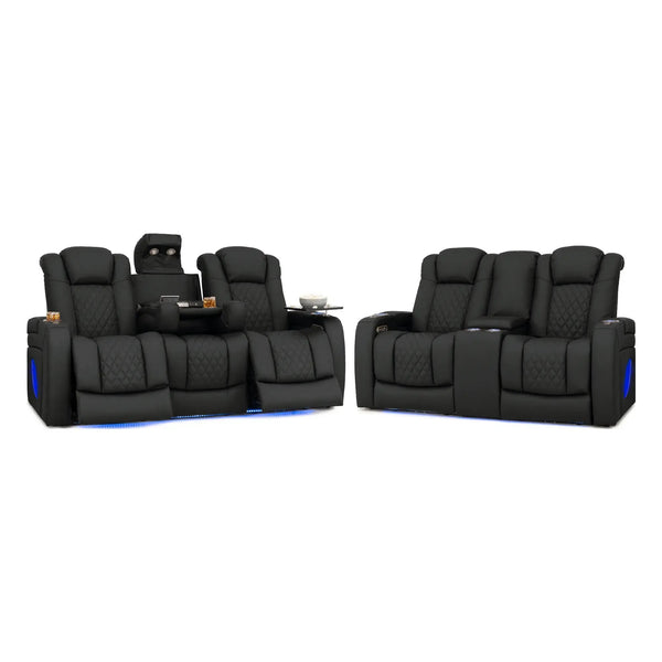 Virtuoso 365 HeatZeroᵀᴹ Leather Media Room Sofa & Loveseat