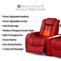 Virtuoso LT HeatZeroᵀᴹ Wedge Console Table Home Theater Seating