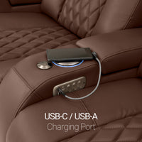 Virtuoso Zero Gravity Home Theater Seating with Heat & Massage