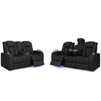 Seatcraft Anthem Sofa & Loveseat Italian Leather, Powered Headrest, Power Recline
