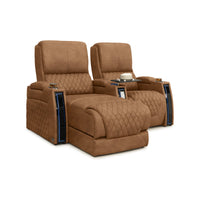 Apex Chaise CoolZeroᵀᴹ Italian Leather Home Theater Seating